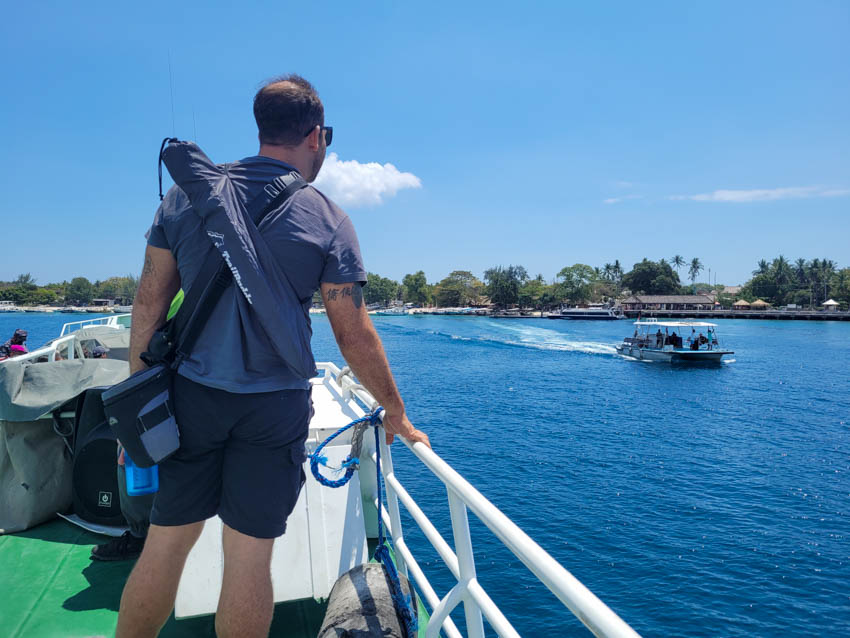 Speedboat from Bangsal port, Lombok