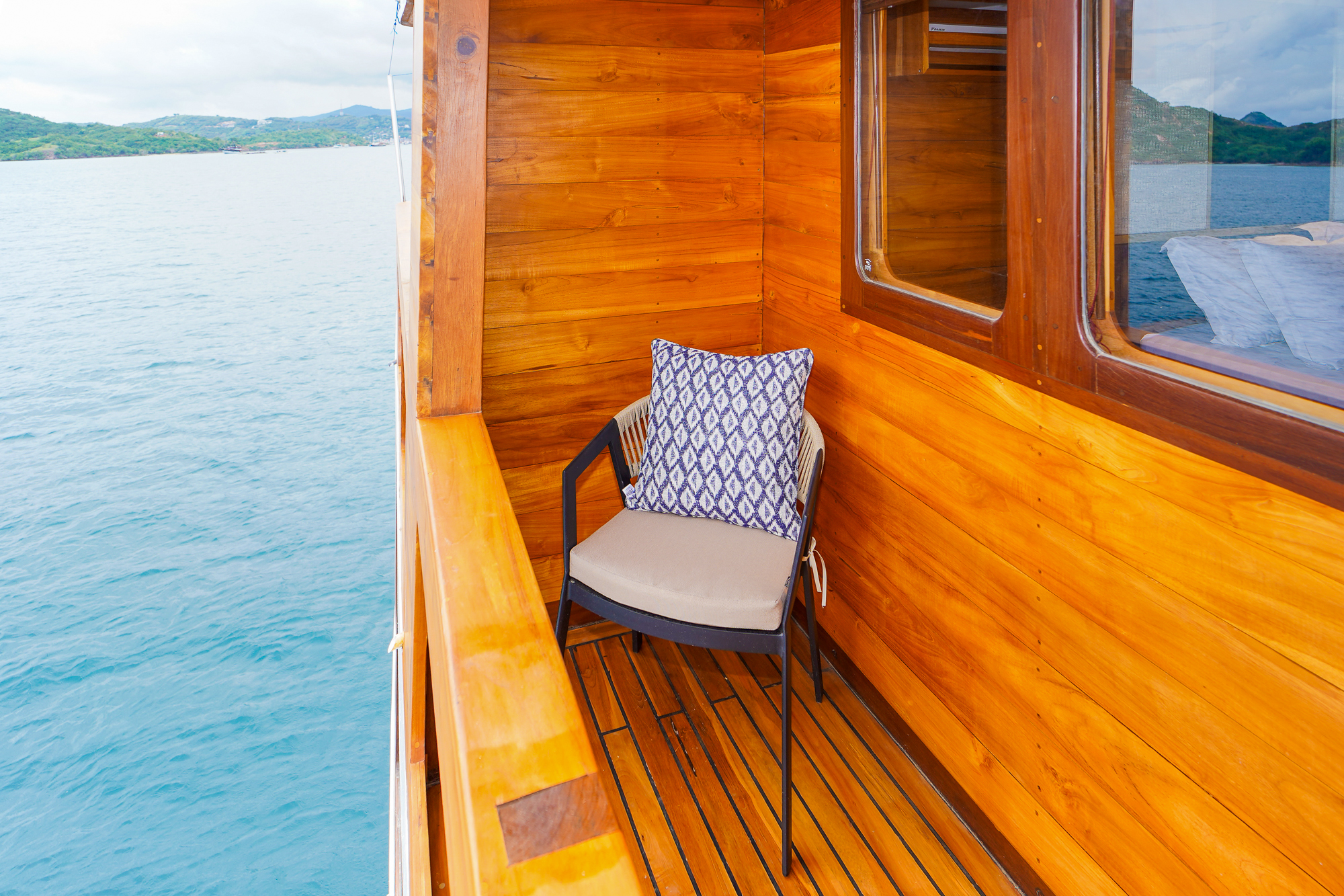 The Osaka cabin aboard Lamain Voyages