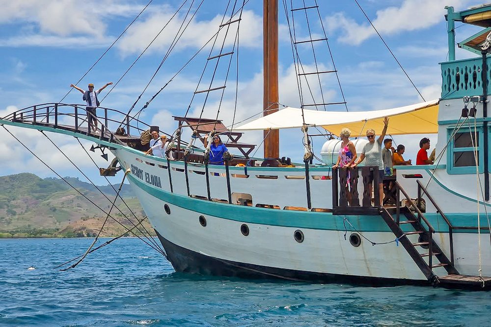 The Sehat Alona Boat, for our Komodo Island Cruise